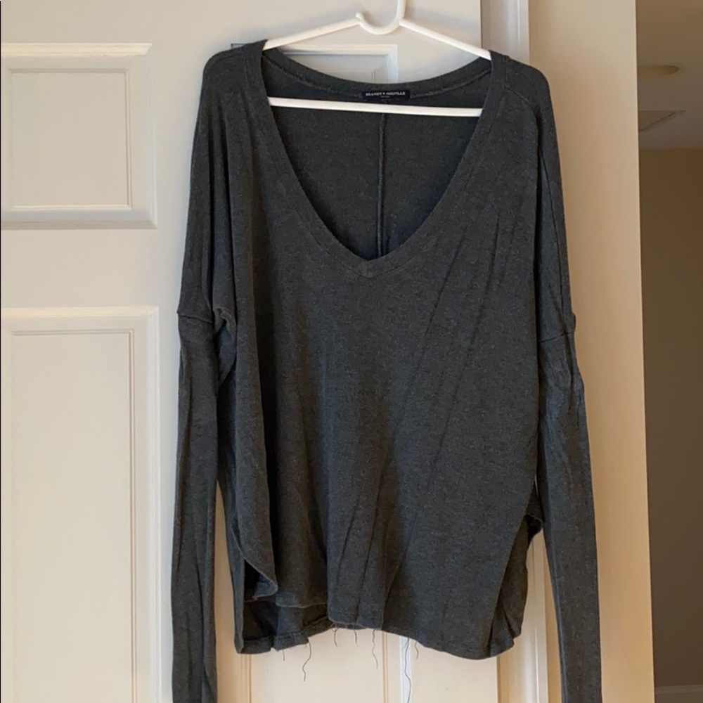 Oversized brandy Melville grey sweater